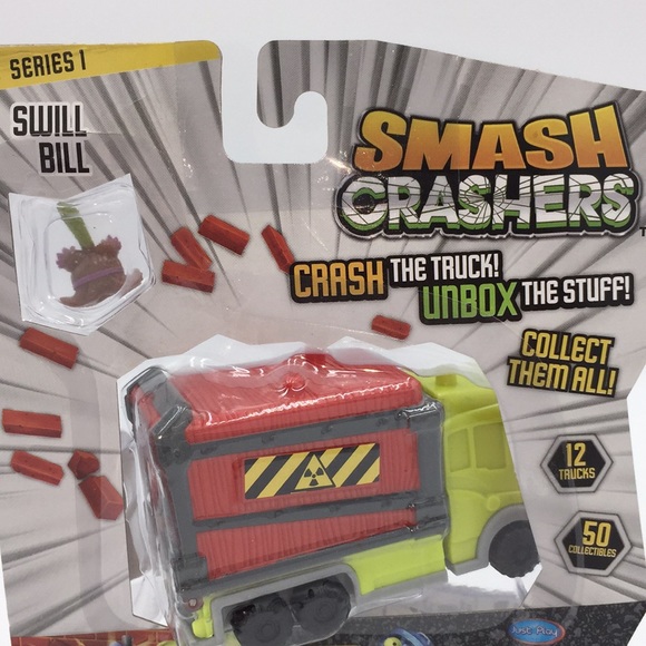 Smash Crashers Swill Bill Series 1 Mystery Crash the Truck! Unbox the Stuff! New - Picture 6 of 12